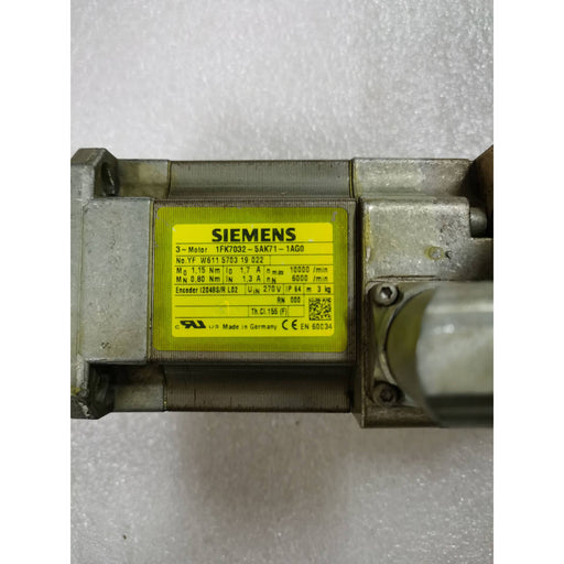 Siemens 1fk7032-5ak71-1ag0 AC Servo Motor