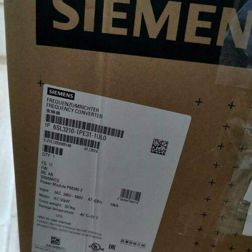Siemens Sinamicsg Converter Pm Without Filter Slpeul Slpeul 6SL3210-1PE31-1UL0 New