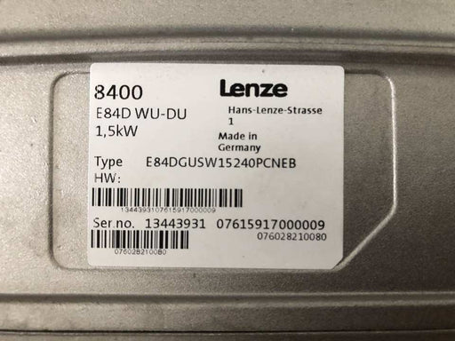 Lenze Br /Inverter E84DSPBC1524R2SLCE E84DGUSW15240PCNEB 100% Original