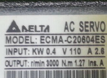 ECMA-C20604ES 400W B2 Electric AC Servo Motor With Drive