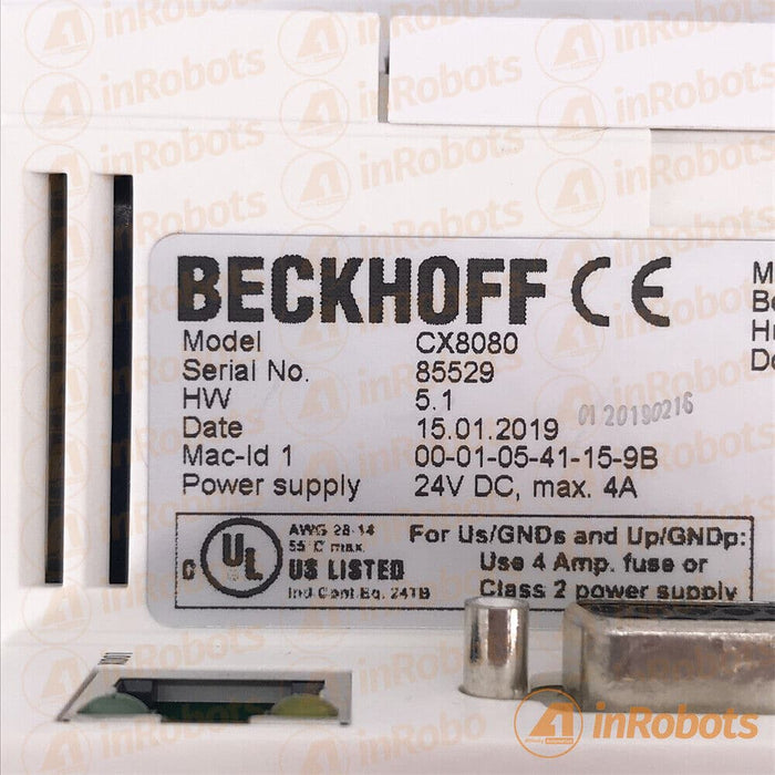 BECKHOFF PLC Controller CX8080 Module Used