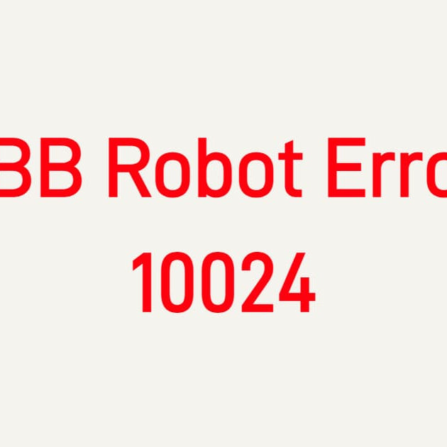 Troubleshooting ABB Robot Error 10024 Encoder Phase Error on IRC5 Controller