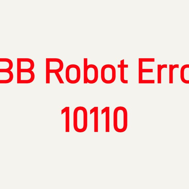 Troubleshooting ABB Robot Error 10110 Axis Servo Fault on IRC5 Controller