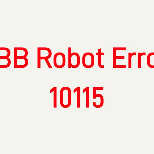 ABB Robot Error 10115 Resolver Fault troubleshooting guide for IRC5 controllers, DSQC boards, and motor resolvers.