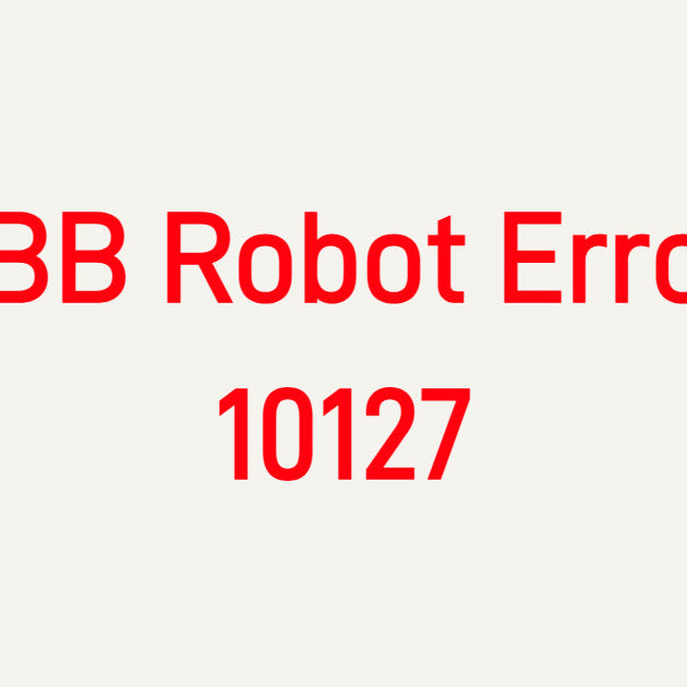 ABB Robot Error 10127 – Position Deviation: Causes and Fix