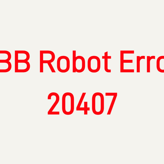 Troubleshooting ABB Robot Error 20407 Safety Circuit Open on IRC5 controller, featuring safety wiring inspection and E-Stop circuit repair.