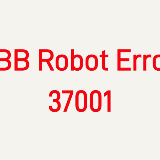 ABB Robot Error 37001 Fieldbus Master Communication Fault troubleshooting for IRC5 controllers, Profibus, and Profinet networks.