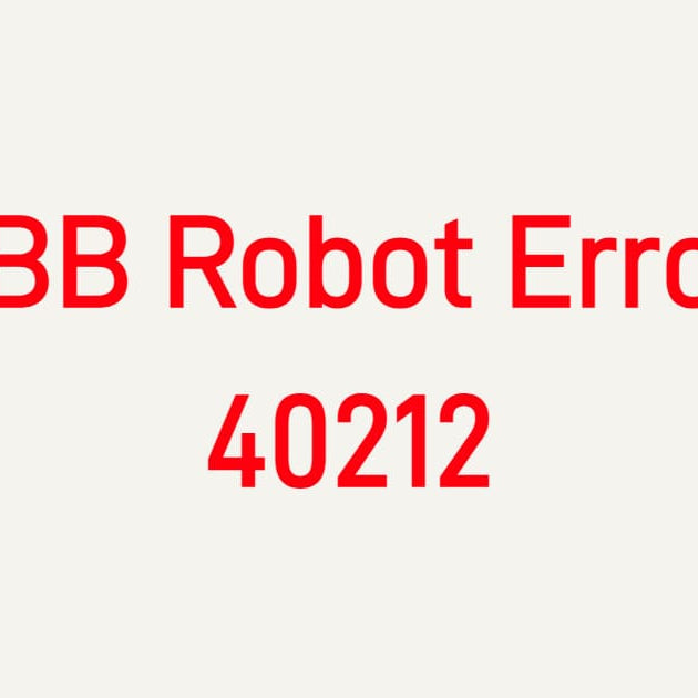 ABB Robot Error 40212 Motor Overtemperature troubleshooting for IRC5 controllers and ABB servo motor repair.