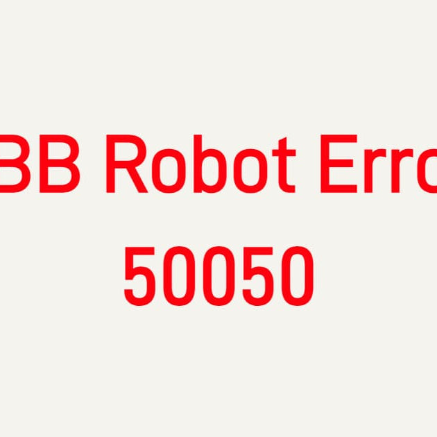 ABB Robot Error 50050 SafeMove Fault troubleshooting for IRC5 controllers, safety zone configuration, and RobotStudio setup.