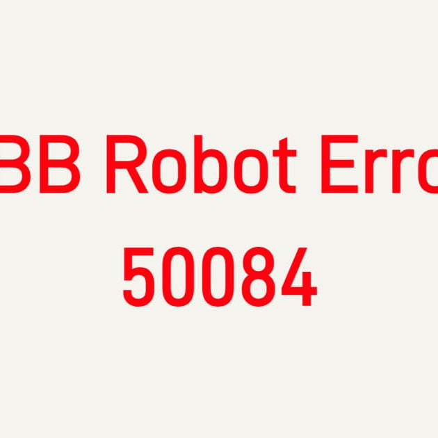 ABB Robot Error 50084 Cabinet Ventilation Blocked troubleshooting for IRC5 controller, air filters, and cooling vents.