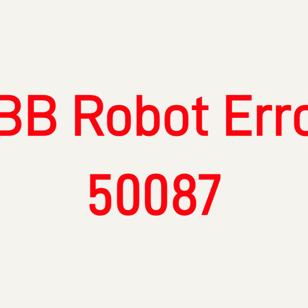 Troubleshooting ABB Robot Error 50087 Cooling System Power Fault on IRC5 controller, including PSU and fan circuit diagnostics.
