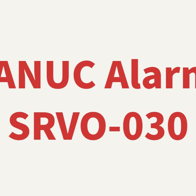 FANUC Alarm SRVO-030 Chain Error troubleshooting and FSSB amplifier communication solutions.