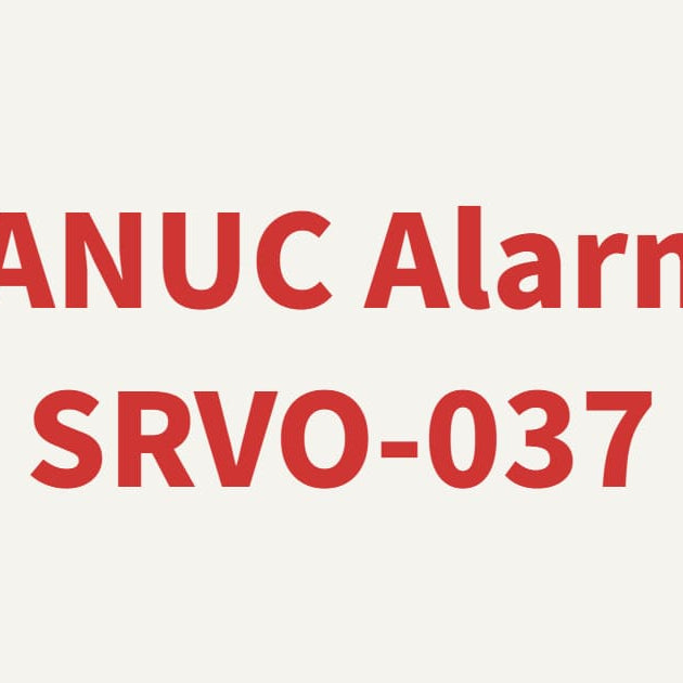 FANUC Alarm SRVO-037 IMSTP Input troubleshooting and robot servo amplifier safety interlock solutions.