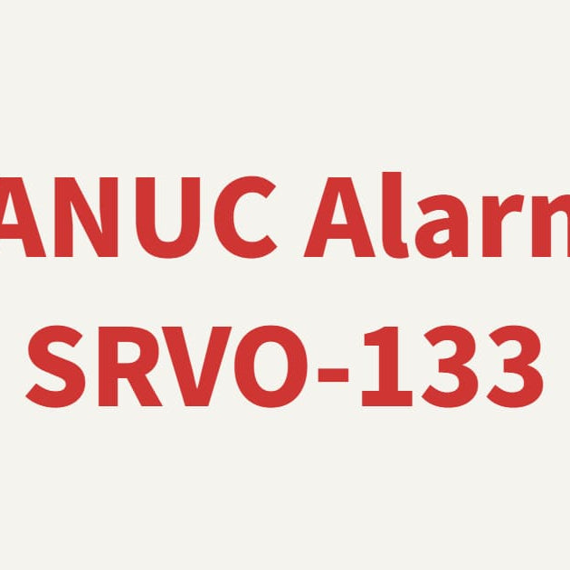 FANUC Alarm SRVO-133 Encoder Data Error troubleshooting and robot position feedback solutions.