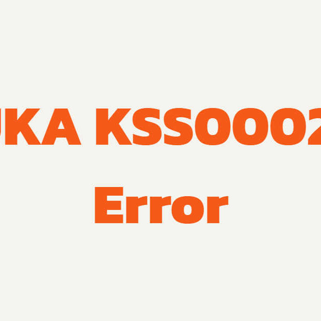 KUKA KSS00028 PLC communication error troubleshooting and Profinet network repair guide