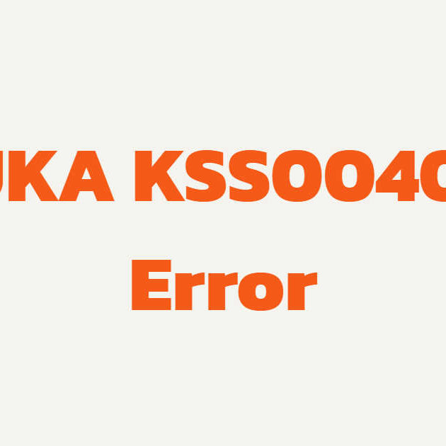 KUKA KSS00404 Drive Communication Error troubleshooting for KSP and KPP servo drive modules