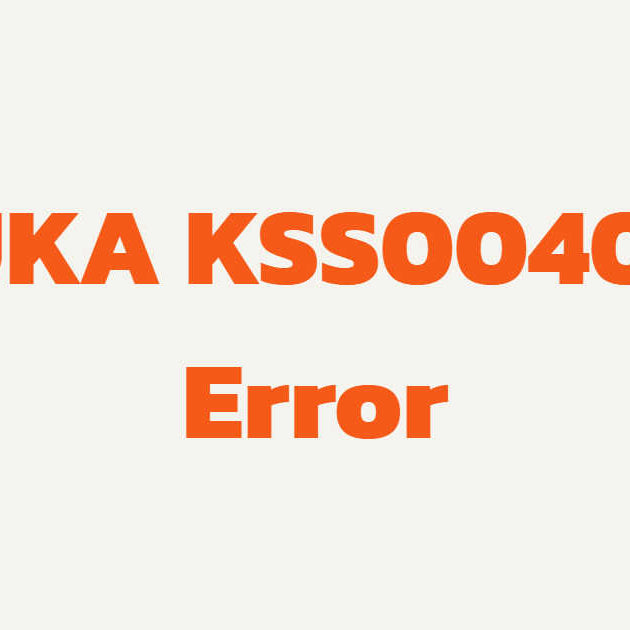 KUKA KSS00409 Safety Circuit Fault troubleshooting for KRC4 ESC and SafeOperation systems