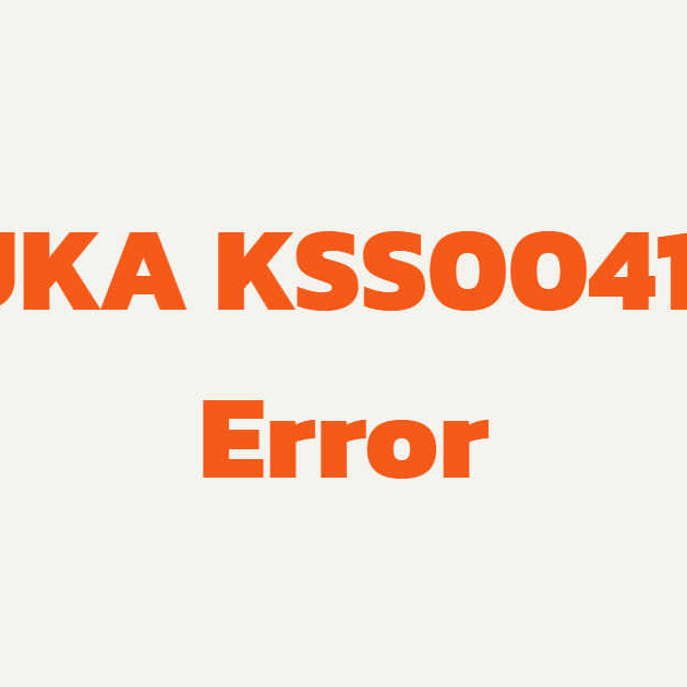 KUKA KSS00410 X20 I/O Communication Error troubleshooting for KRC4 controllers and B&R expansion modules