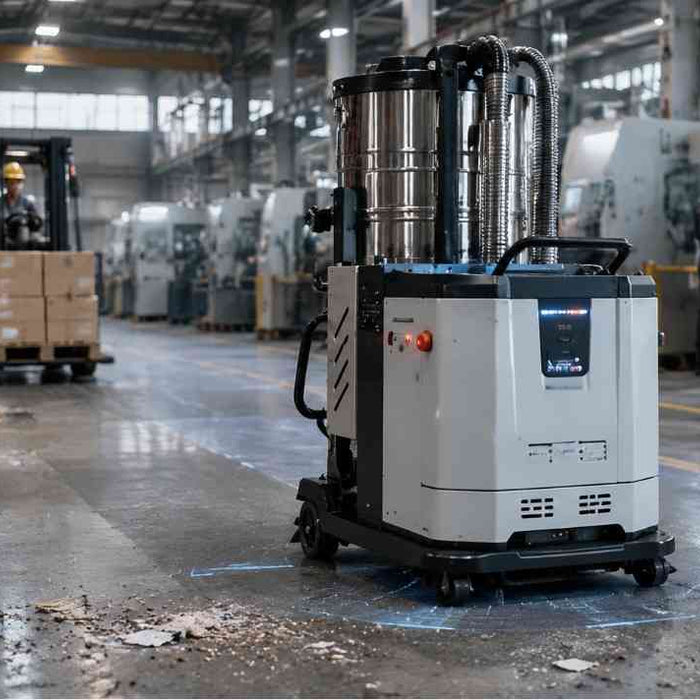 Industrial Vacuum Robots in Industrial Cleaning Systems