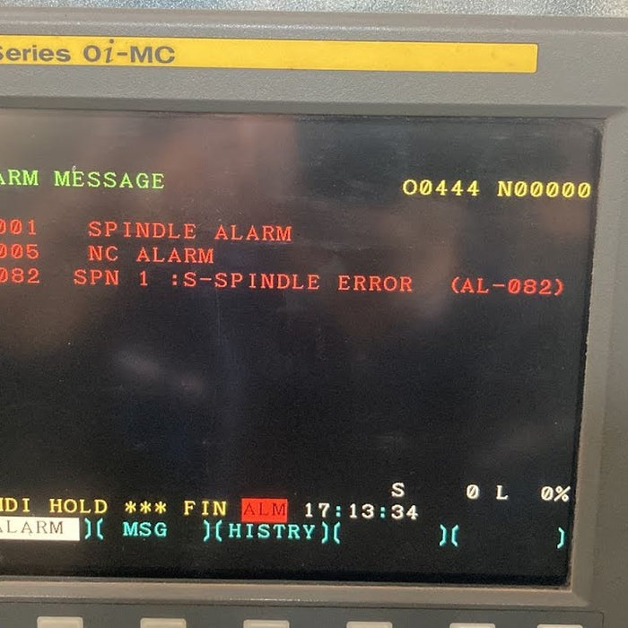 FANUC Spindle Error