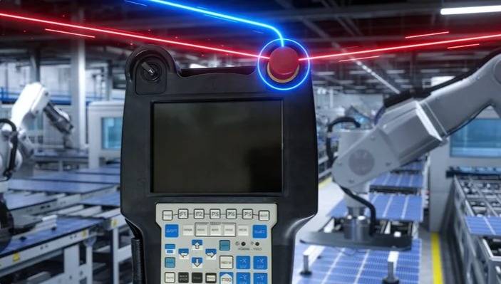 Industrial Robot Safety Circuit Fault | Teach Pendant & Safety Loop ...