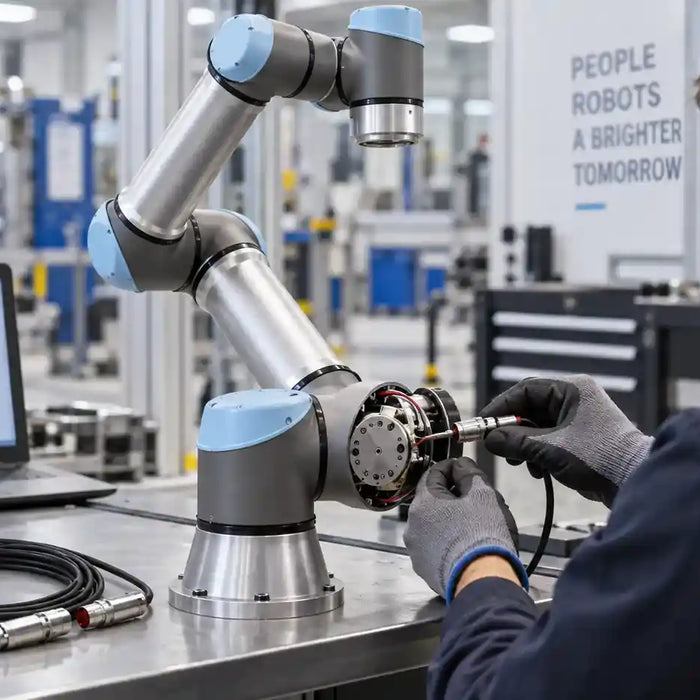 Universal Robots encoder problem diagnosis with joint feedback inspection