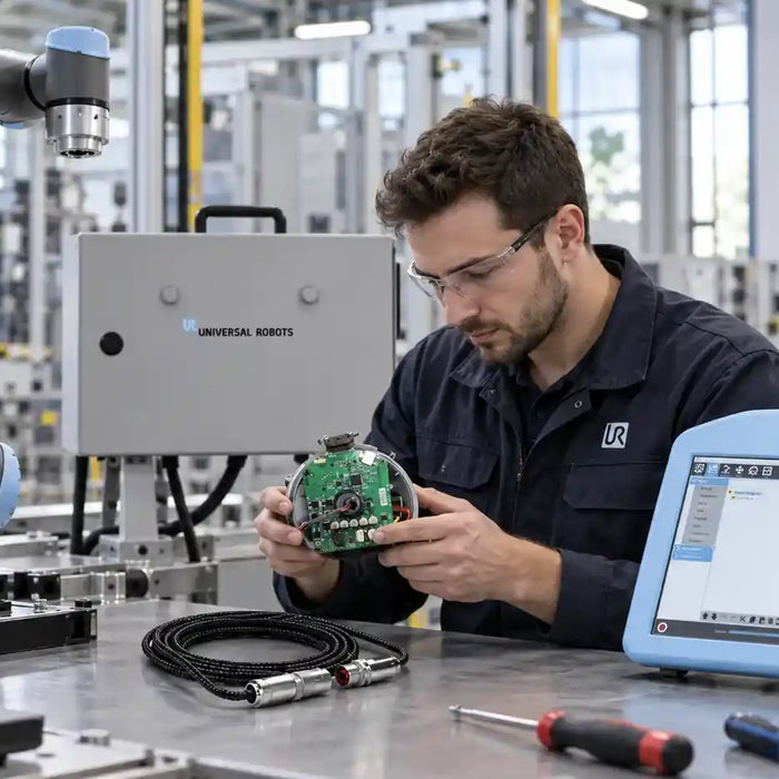 Universal Robots error code troubleshooting during industrial robot maintenance