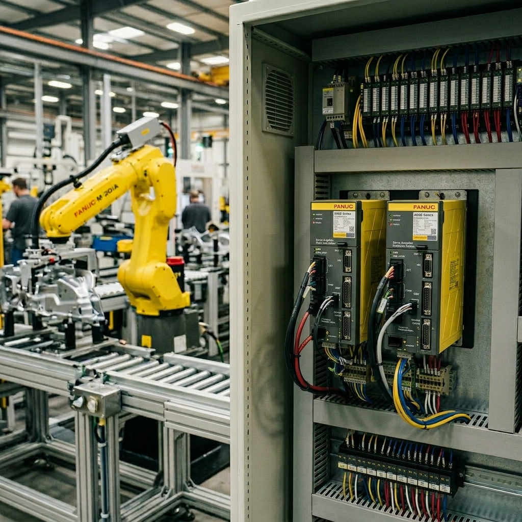 FANUC A20B Series Controller Boards - Industrial Robot Control PCBs & Automation System Components