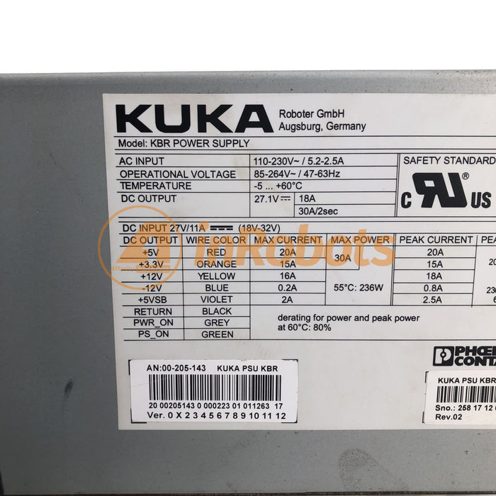 Kuka 00-205-143 Power Supply Module 