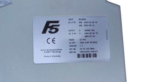 Keb Keb Servo Inverter Drive For ElevatorInquiry 16.F5.A1G-36MA Uesd