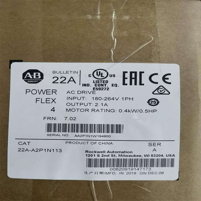 Original, Original Bdpn Inverter Stock In Warehouse Rockwell Automation 25B-D4P0N104 100% New Original