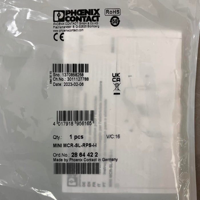 Phoenx Cnc Electronic Relay Module Mini Mcrslrpsii 2864422 100% Original