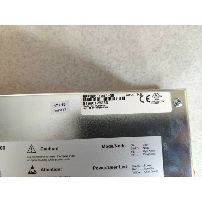 B&R 5p3 5pp320 1043-39 Touch Screen