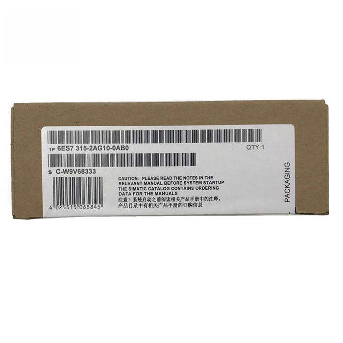 Siemens CPU Module 6ES7315-2AG10-0AB0 New