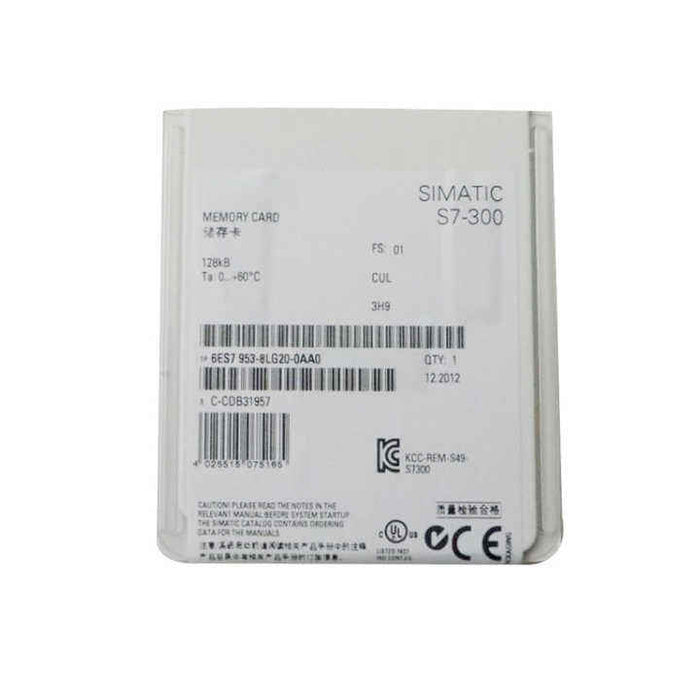 Siemens Memory Card 6ES7953-8LG20-0AA0 New