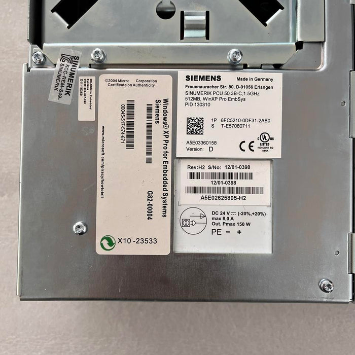 Siemens 6FC5210-0DF31-2AB0 PLC Controller Module