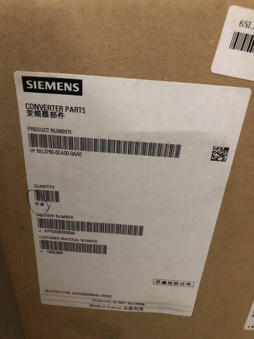 Siemens 6SL3760-0DA00-0AA0 PLC Module