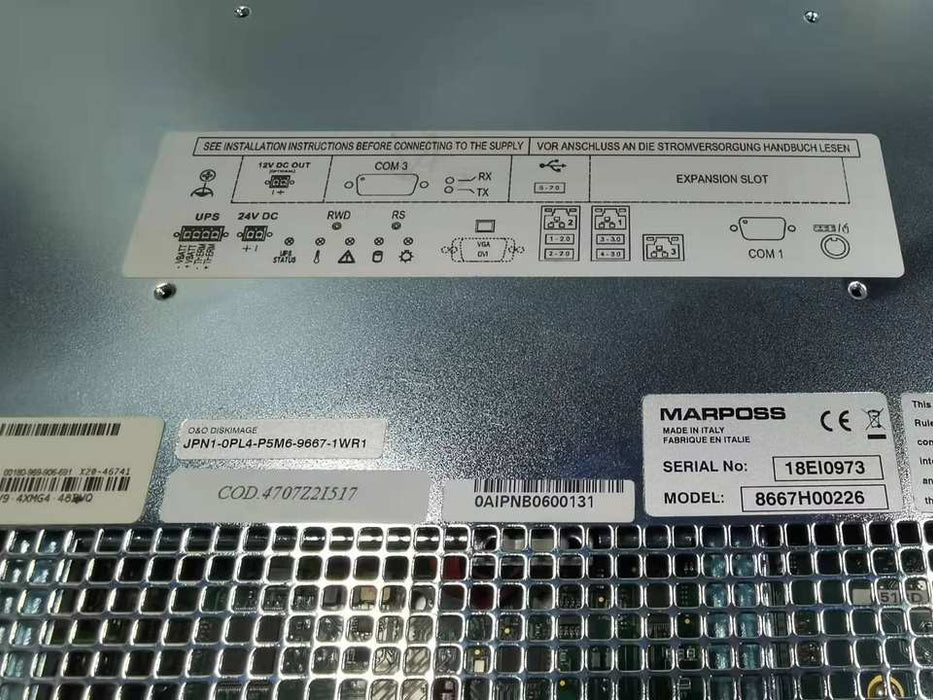 Marposs Negotiateprice Br/System Screen 8667H00226 JPN1-0PL4-P5M6-9667-1WR1 100% Original