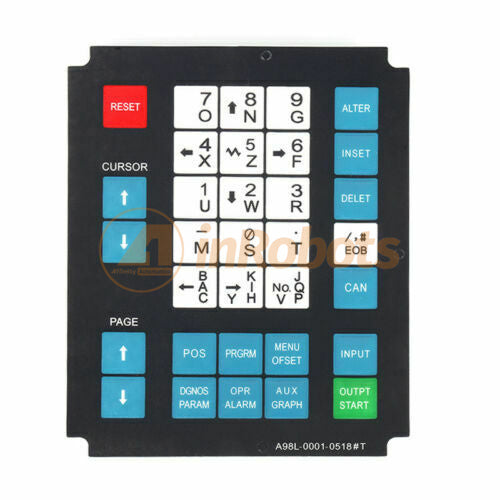 FANUC A98L-0001-0518#T Membrane Keypad