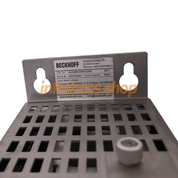 Beckhoff AX5206-0000-0200 Servo Drive Amplifier
