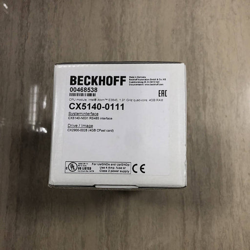 Beckhoff Beckhoff Plc Cpu Module Industrial Pc Cpu For Atom E CX5140-0111 New Item