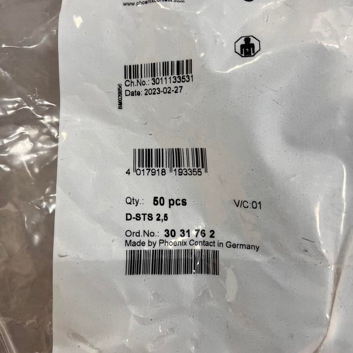 Phoenx Cnc Plc ConnectorConnecting Terminal For D-STS 2,5 3031762 100% Original