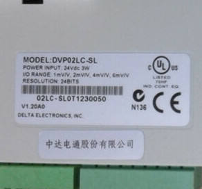 Del Ta Delta DvplcPlc Load Cell Module DVP02LC-SL New