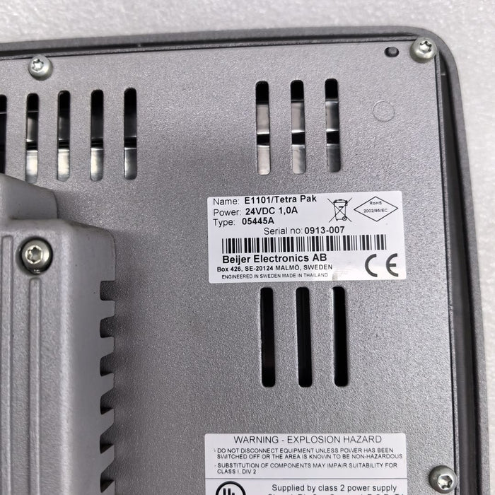 Beijer E1101 Tetra Pak Touch Screen Panel 05445D