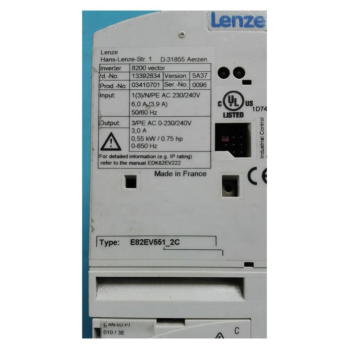 Lenze  E82EV551-2C USED & NEW