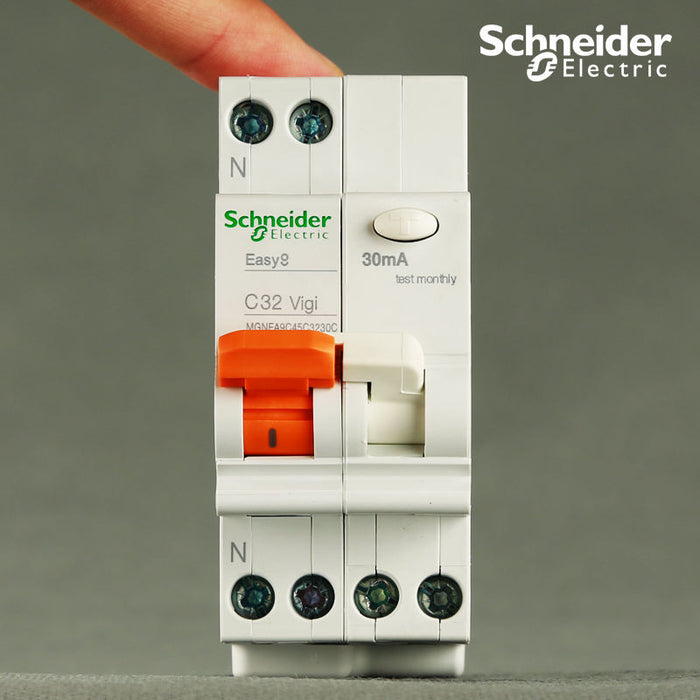 S-Chneider Schneider Vac P A A A Residual Current Operation Protection Device Leakage Circuit Breaker Air Switch EASY9 100% Original