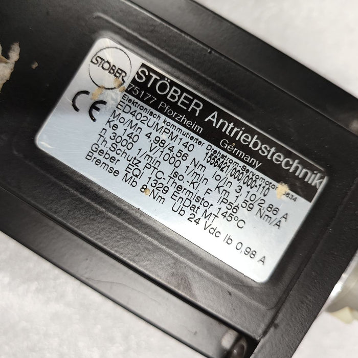 Stober ED503UMPM140 Brand New STOBER Servo Motor