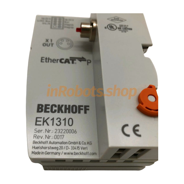 EK1310 1-Port EtherCAT P Extension with Feed-in Beckhoff