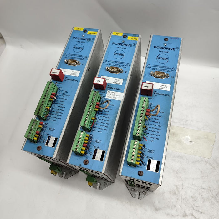 POSIDRIVE STOBER FAS4028 Servo controller 3x400VAC 2.8kVA 3x4A 1.5kW
