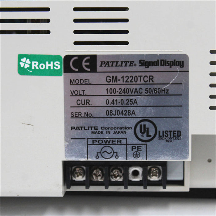 Patlite Touch Panel GM-1220TCR new